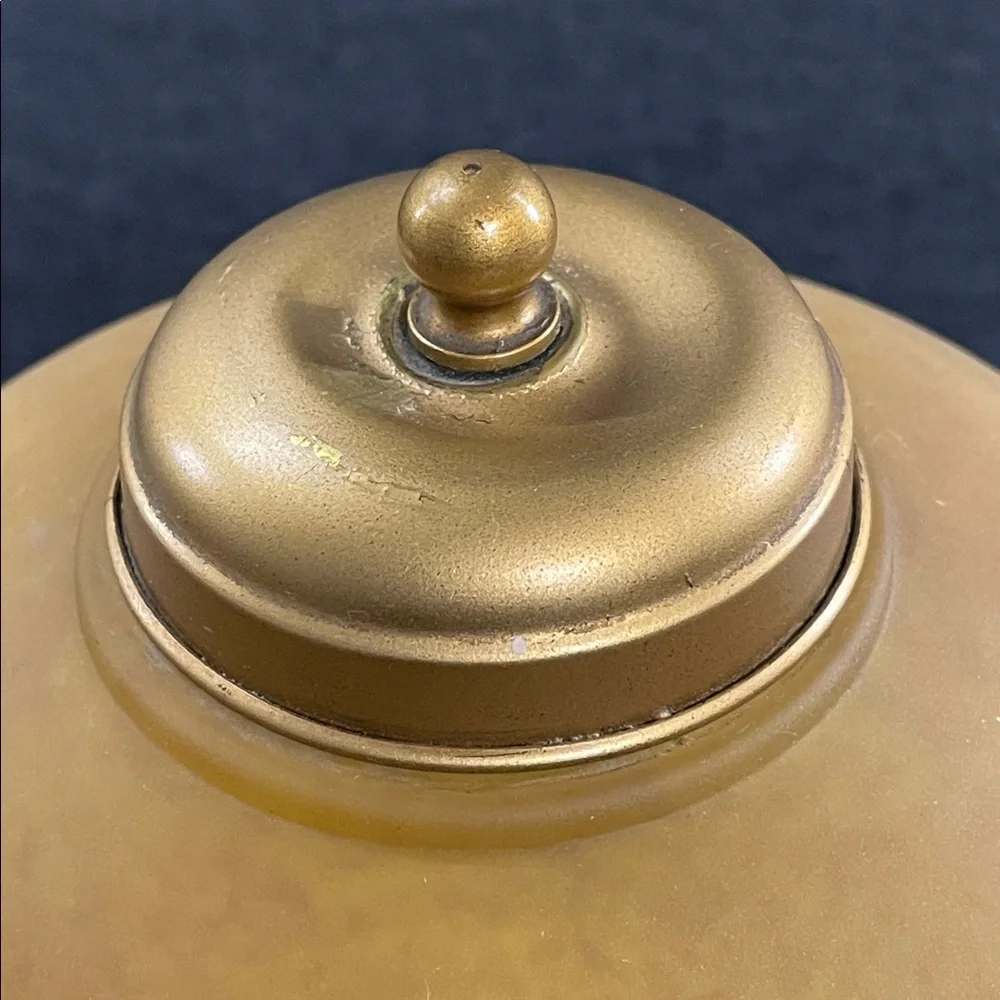 Antique Reverse Painted Table Lamp - Picture 9 of 16